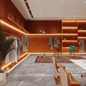 现代直播间3D模型下载